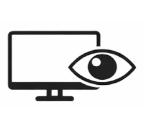 Icon illustrating office and computer lenses designed for comfortable vision during screen use and close-range tasks.